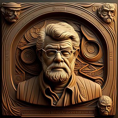 3D model George Lucas (STL)